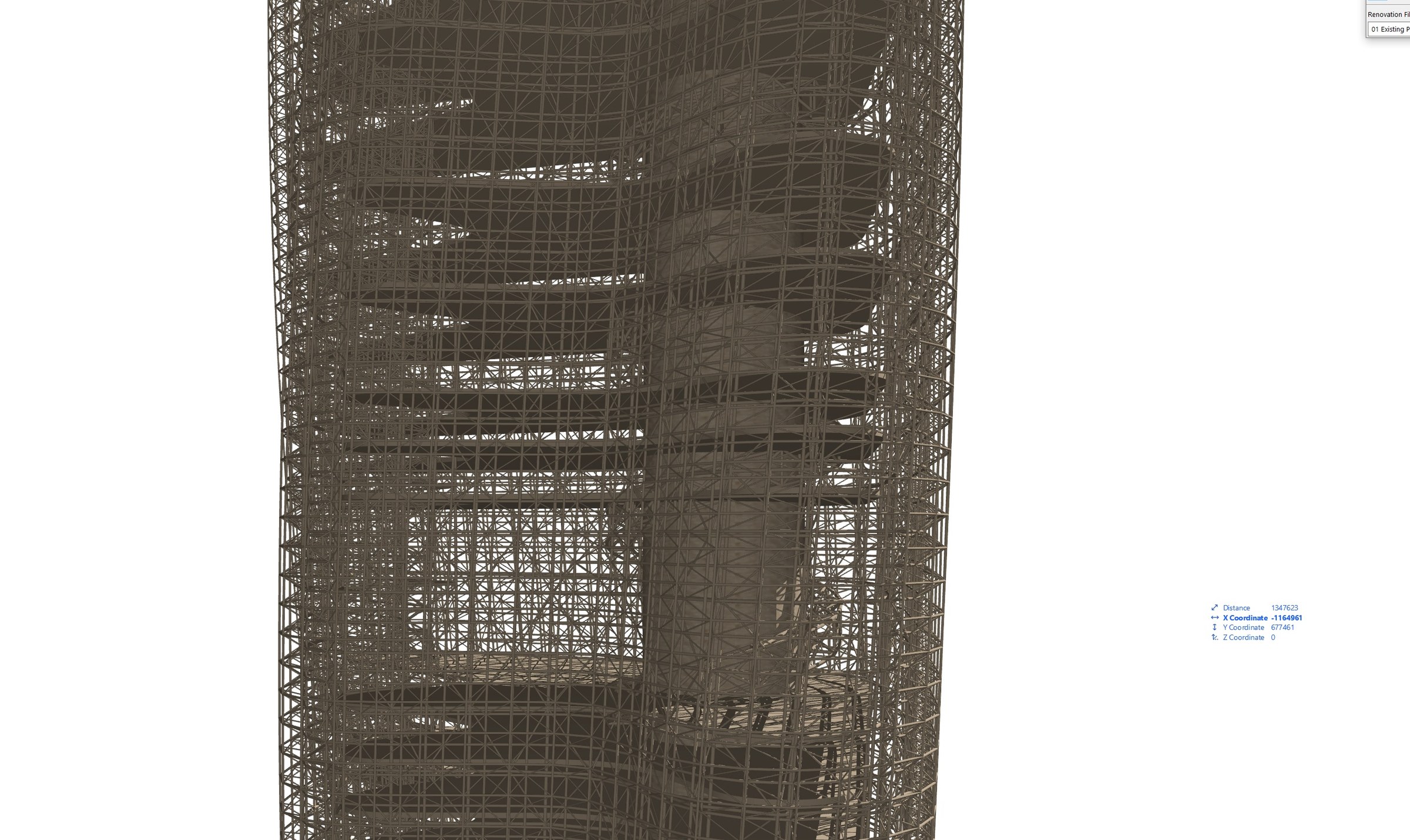 Off-Grid Skyscraper — section